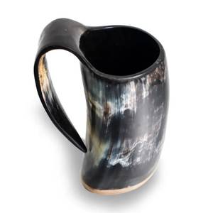 Taza de Cuerno de Búfalo, Hecha a Mano, Ecológica, Moderna, para Beber Cerveza o Café - Product Image 5