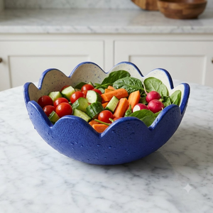 Best Quality <b>Large</b> Resin Polished <b>Salad</b> <b>Bowl</b> Disposable Kitchen Tabletop Use Dishwasher Safe Eco-Friendly Lightweight Classic - Product Image 2