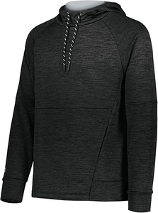 Sweat à capuche long doublé 350 g/m² avec logo Puff, épaules tombantes, personnalisé, en polaire recyclée écologique, unisexe, pour homme, collection printemps - Product Image 3