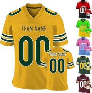 Top Sale Breathable American Football Jersey Men's Plus Size Sportswear Short Sleeves 100% Polyester Custom Colors - Product Image 3