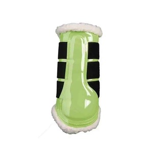 Protector de Patas para Caballos de Equitación, de Neopreno y Cuero Genuino, de Alta Calidad, Transpirable, Duradero, con Cierre de Hebilla - Product Image 1