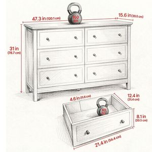 Toeletta / Tavolo da Trucco Pratico per Uso Quotidiano - Product Image 6