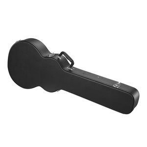 Custodia rigida per chitarra elettrica a forma di zucca 41.34 con chiusura a chiave, maniglia e imbottitura in PVC, rivestimento morbido per protezione strumento musicale - Product Image 6
