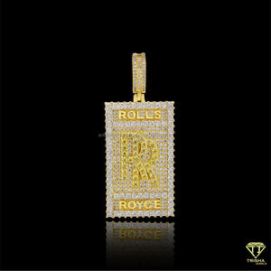 Colgante de Joyería para Automóvil de Lujo de Alta Calidad con Diseño de Piedras Brillantes y Acabado de Diamante Moissanite - Product Image 3