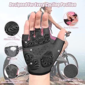 Guantes de Ciclismo Antideslizantes para Hombre y Mujer, Guantes con Pantalla Táctil para Bicicleta de Montaña, Ciclismo de Carretera, Ciclismo, Escalada - Product Image 3