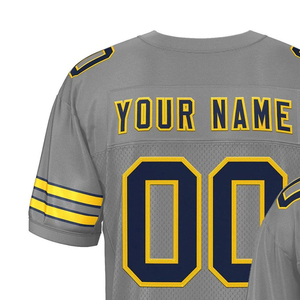 Maillot de football américain à manches courtes, respirant, séchage rapide, 100% polyester, prix de gros - Product Image 3