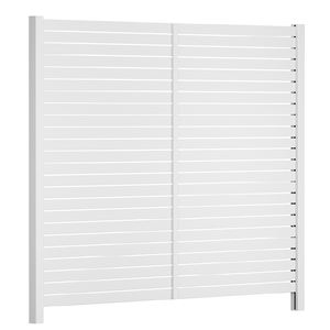 Usine directement jardin cour clôture panneaux aluminium intimité clôture écrans cours avant clôtures extérieures - Product Image 6