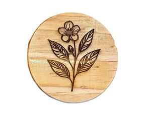 Posavasos de madera hecho a mano Base de bebida natural Posavasos de madera Premium Almohadillas DE PROTECCIÓN DE MESA rústica - Product Image 4