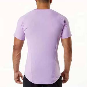 Men's High Street Style Short Sleeve Crew Neck Tee High Quality Cotton Breathable Regular Fit Summer Wear - Product Image 5
