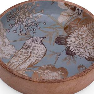 Cuenco decorativo de madera de mango para servir frutas secas, chips, café, decoración de mesa, mostrador, cuenco para llaves, vajilla, cocina, sala de estar - Product Image 2