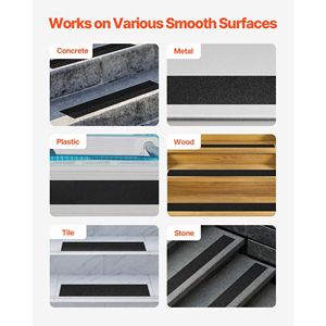 Nastro di trazione antiscivolo da 35 piedi X 4 pollici per scale con nastro antiscivolo per sicurezza 35 piedi X 4 pollici per parti di scale - Product Image 4