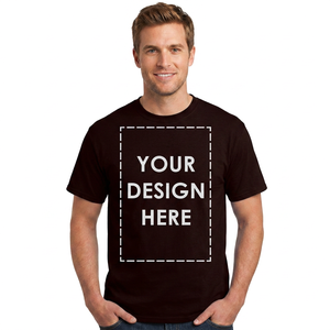 <b>Men's</b> <b>Navy</b> <b>Blue</b> Short Sleeve O-Neck Regular Fit 100% Cotton Casual <b>T</b>-<b>Shirt</b> With Custom Front Print Design - Product Image 3