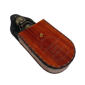 Télescope de poche en laiton avec étui en cuir poli, télescope monoculaire nautique antique pour décoration maritime, cadeau de navigation, objet de présentation - Product Image 3