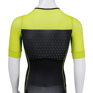 Combinaison de cyclisme homme personnalisée OEM, respirante, une pièce, pour triathlon, avec fermeture éclair sur la poitrine, prix de gros, vêtements de course à vélo - Product Image 5
