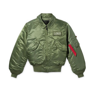 Chaqueta Bomber Varsity Americana Premium de Alta Calidad con Parche Bordado de Logotipo Personalizado, Ropa Urbana de Moda 2026 - Product Image 1