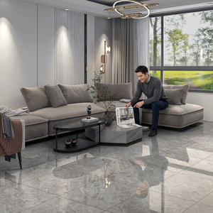 Dinova Brown Marble Texture Porcelain Tiles 600x600mm 8mm Digital Ceramic Non-Slip Acid-Resistant Flooring for Swimming <b>Pool</b> - Product Image 4