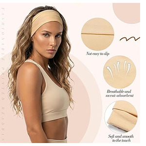 <b>Head</b> <b>Wrap</b>, Fashion Solid Color Headbands, Twist Knot Hair Accessories, Soft Fabric Hairband for Girls - Product Image 3