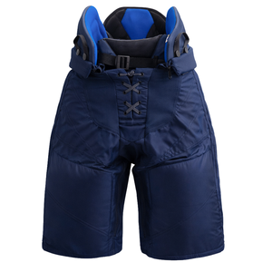 Pantalones de Protección Avanzados para Hockey sobre Hielo, Diseño Ligero y con Movilidad para Adultos, Acolchado Reforzado, Cintura Ajustable, Color Azul Marino - Product Image 2