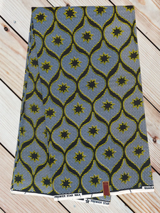 Tela de Algodón con Estampado Africano Ankara para Coser Ropa, Manualidades y Moda, por Hitjem Export Island Supplier - Product Image 3