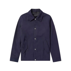 Vestes coupe-vent sportives personnalisées avec logo pour hommes, légères, imperméables, en polyester, veste de pluie - Product Image 1