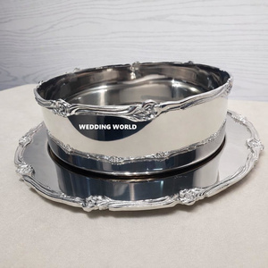 Hammered Metal <b>Chocolate</b> Bowl Ramadan And Eid Decoration Table Ware Luxury <b>Chocolate</b> Bowl For Middle East - Product Image 4