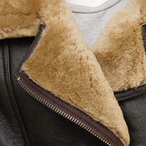 Stylish Sheepskin <b>Leather</b> Fashion <b>Jacket</b> Oem Odm Custom Branding Premium Quality <b>Leather</b> Apparel - Product Image 2