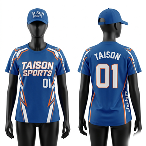 ชุดเสื้อบาสเก็ตบอลตาข่ายสีดำทองน้ำเงิน โพลีเอสเตอร์ 200 GSM แบบระเหิดพิมพ์ลายโลโก้ตามสั่ง - Product Image 4