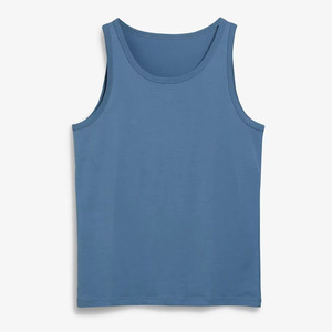 Camiseta sin Mangas Personalizada para Hombre, Chaleco Deportivo de Algodón, Camiseta Interior Básica con Logotipo Personalizado, Transpirable, de Secado Rápido y Ajuste Cómodo - Product Image 3