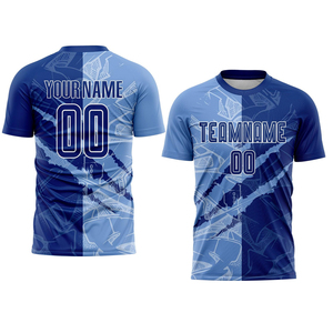 เสื้อฟุตบอลผ้าเนื้อนุ่ม ระบายอากาศได้ดี เสื้อฟุตบอลสำหรับออกกำลังกาย เสื้อฟุตบอลทีมมืออาชีพ เสื้อฟุตบอลสไตล์สปอร์ตทันสมัย - Product Image 1