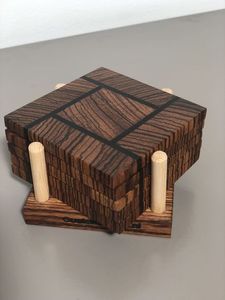 Eco Friendly Solid Wood Coaster Set Drink Cup Mat Non Slip <b>Table</b> <b>Protection</b> for Home Kitchen Coffee Shop At Competitive Price - Product Image 4