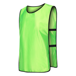 Custom Front Logo Soccer <b>Training</b> <b>Bibs</b> 100% Polyester Mesh Breathable Football Vest for Adult Men - Product Image 5