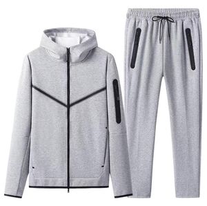 Unisex New Fashion 2-Piece Sportswear Track Suit Custom Logo Blank <b>Jogger</b> Hoodie Sweatpants <b>Plus</b> <b>Size</b> Breathable 100% Polyester - Product Image 1
