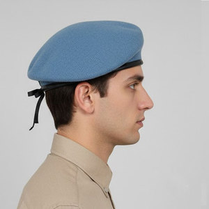 Wholesale Custom Genuine German <b>Marines</b> Beret Outdoor Wool Striped Breathable All Seasons Hat Suppliers - Product Image 3