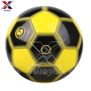 Ballon de football de qualité supérieure, taille 5, durable, écologique, coloré, en PU épais laminé PVC, idéal pour l'entraînement en extérieur - Product Image 4