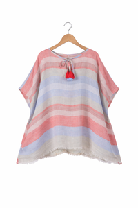 Robe Kaftan Bohème en Coton Jacquard pour Femme, Coupe Ample à Manches Chauve-Souris, Tunique de Plage – Fabricant - Product Image 2