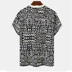 เสื้อยืดซับลิเมชั่นผู้ชาย เสื้อสไตล์นุ่มสบาย ผ้าระบายอากาศ ชุดลำลอง เสื้อยืดซับลิเมชั่น สไตล์ทันสมัย - Product Image 2