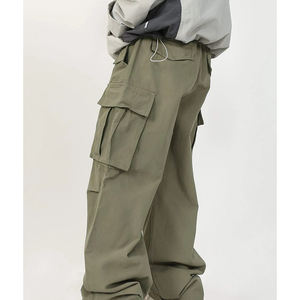 Pantalones Cargo Suaves para Hombre, Cintura Ajustable, Diseño Casual, Tela de Forro Polar Transpirable, Corte Recto, Bolsillos Cargo, Uso Diario, Oferta - Product Image 5