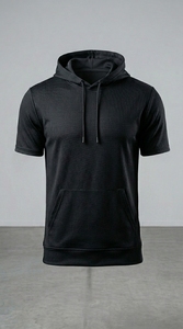 Camiseta con Capucha para Hombre, Ropa Deportiva Ligera, Top Informal - Product Image 5