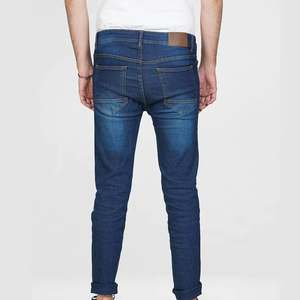 กางเกงยีนส์ทรงตรงผ้าเดนิมเนื้อแน่นสำหรับผู้ชาย ใส่ได้ทั้งฤดูหนาวและฤดูใบไม้ผลิ ระบายอากาศได้ดี ซักได้ ปิดด้วยซิปและกระดุม คุณภาพเยี่ยม - Product Image 2