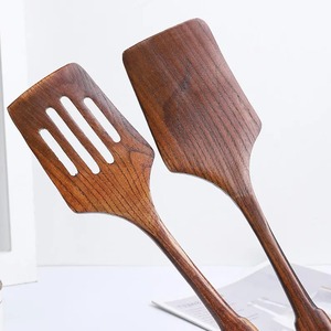 Handmade Eco-friendly Solid Wood <b>Spoon</b> Organic Wooden Tableware for Weddings Multiple Shape Handle for Serving <b>Soups</b> - Product Image 2