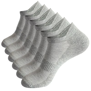 Chaussettes en coton personnalisées à logo tendance, vente en gros, pour femmes, respirantes, séchage rapide, été, logo sur le dessous - Product Image 1