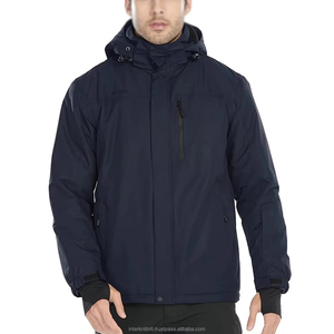 PRIMEFIELD ENTERPRISES - Chaqueta de Esquí Ligera y Transpirable para Hombre, con Bloques de Color, Forro Polar Sintético Polartec, Capucha y Cremallera Aislante - Product Image 2