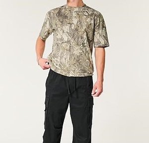 เสื้อยืด Hunting Fitness แห้งเร็ว ทรงโอเวอร์ไซส์ ไหล่ตก ผ้าฝ้ายอ๊อกฟอร์ด 100% ระบายอากาศได้ดี เป็นมิตรกับสิ่งแวดล้อม เสื้อยืดสำหรับทุกเพศ - Product Image 6