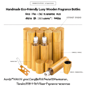 Bouteilles de parfum en bois écologiques de luxe faites à la main pour hommes et femmes - Vente en gros - Product Image 2