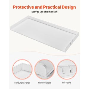 Copertura Antiscivolo per Lavatrice e Asciugatrice in Legno Resistente all'Acqua 137 x 69 cm - Product Image 6