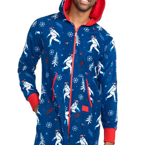 Unisex Custom Cotton Jumpsuit with Hood <b>Men</b> and Women's Casual One Piece <b>Pajamas</b> Lounge Wear Onesie Suit Fleece <b>for</b> Onesies - Product Image 4
