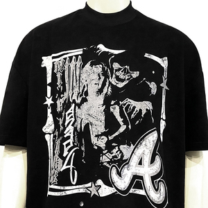 Camiseta de Alta Calidad 100% Algodón Jersey, Estilo Urbano, Corte Holgado, Diseño Personalizado con Logotipo, para Hombre - Product Image 5