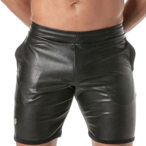 Kinky Gladiator Skirt For <b>Men</b> Black Leather Look Fetish Clubwear Sexy Statement Skirt Outfit - Product Image 2
