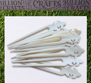Handmade Carved Bone Flower <b>Hair</b> <b>Pins</b> <b>Decorative</b> Folk Art Natural Bone <b>Hair</b> <b>Pin</b> - Product Image 5