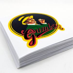 Personalized PVC Vinyl Decal Stickers Glossy UV ink Resistant <b>Waterproof</b> Die Cut Adhesive <b>Labels</b> for Custom Branding - Product Image 1